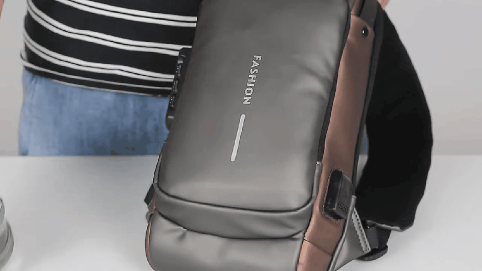 🎒 MORRAL ANTIROBO IMPERMEABLE 💧 CON PUERTO USB 🔌