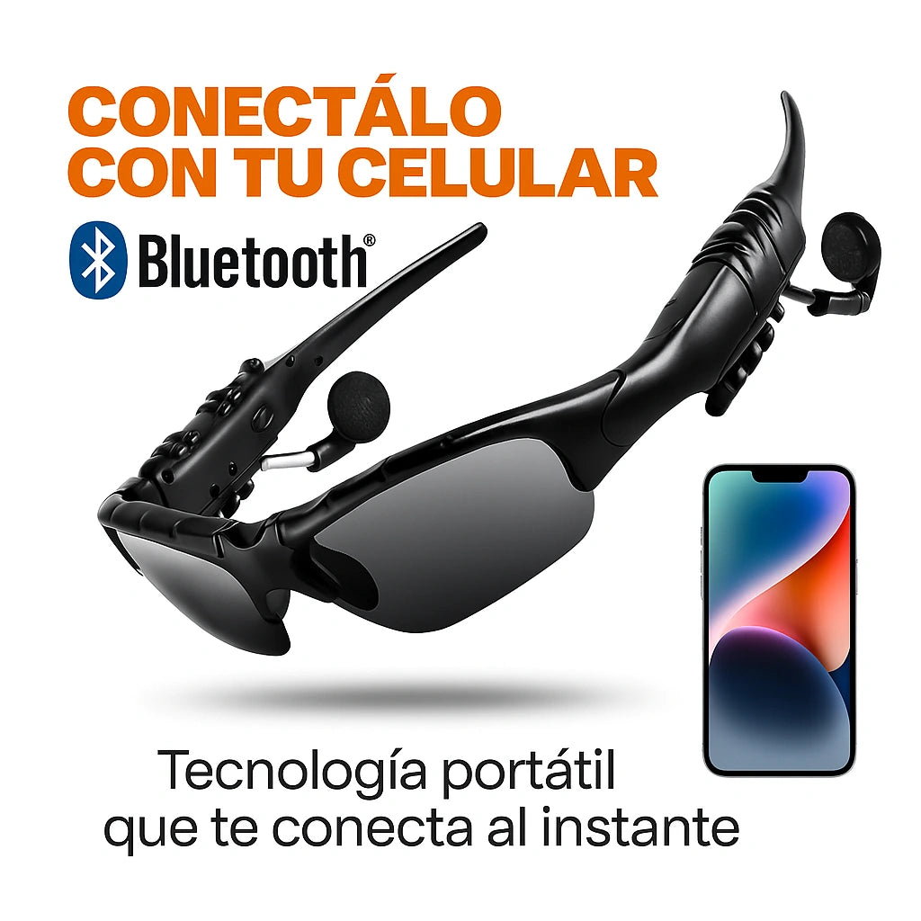 🕶️📱GAFAS INTELIGENTES CON BLUETOOTH Y MICROFONO 😎🎤