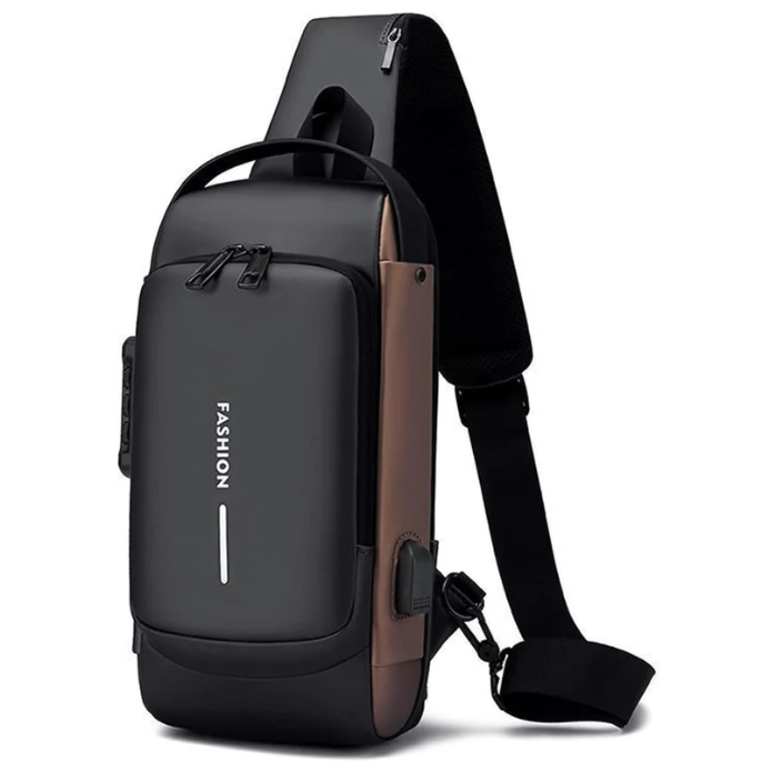 🎒 MORRAL ANTIROBO IMPERMEABLE 💧 CON PUERTO USB 🔌