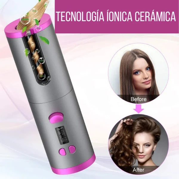 🌀🔥RIZADOR DE PELO AUTOMÁTICO PORTÁTIL 💁♀️✨🔌💨