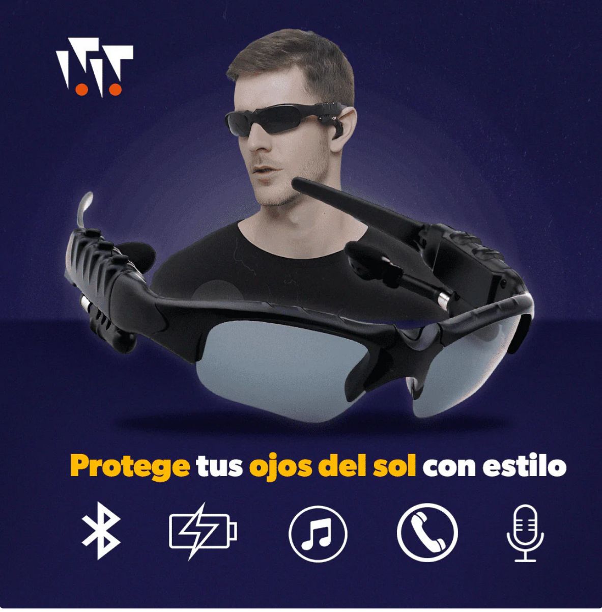 🕶️📱GAFAS INTELIGENTES CON BLUETOOTH Y MICROFONO 😎🎤