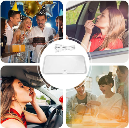 🚗 Espejo Portátil LED de Auto: Belleza Sin Esfuerzo, Donde Vayas 💋
