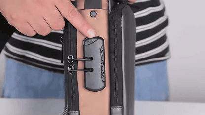 🎒 MORRAL ANTIROBO IMPERMEABLE 💧 CON PUERTO USB 🔌