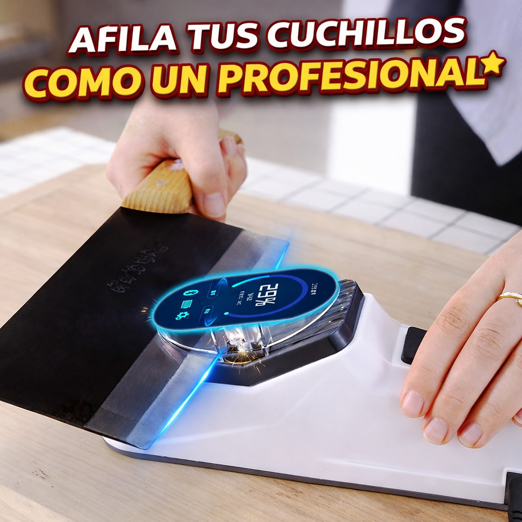 🔪✨ CUCHILLOS AFILADOS EN SEGUNDOS 💪❌ Sin dolor | ⚡🖐️ Sin esfuerzo