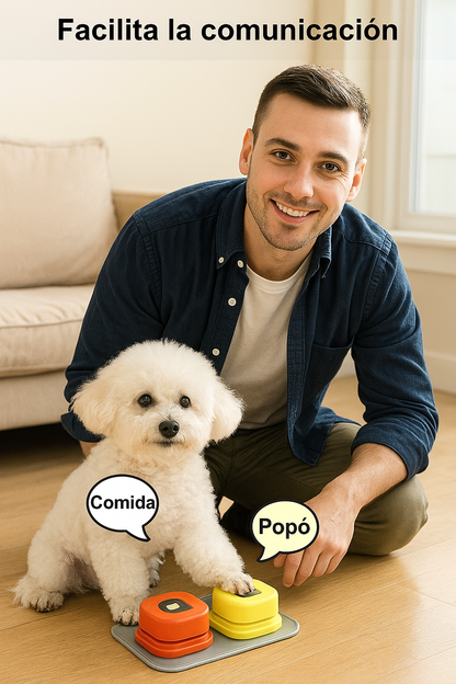 🎙️📣BOTONES INTELIGENTES PARA PERROS X2🐕