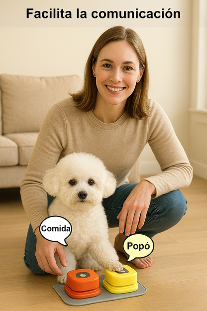 🎙️📣BOTONES INTELIGENTES PARA PERROS X2🐕