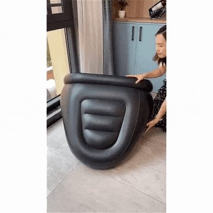 EL SILLÓN INFLABLE + PUFF QUE SE ADAPTA A TI: ¡HOGAR, PLAYA O CAMPING! 🛋️🌞🏕️