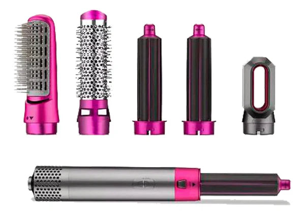 🔥 SECADOR Y ALISADOR 5 EN 1 – LOOK PROFESIONAL SIN SALIR DE CASA ✨🚀 ENVÍO GRATIS 📦😍