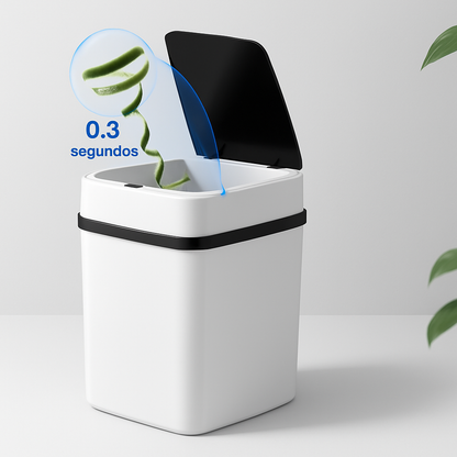 🗑️ PAPELERA INTELIGENTE DE 15L – ¡A PRUEBA DE OLORES! 🚫👃