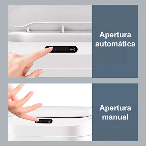 🗑️ PAPELERA INTELIGENTE DE 15L – ¡A PRUEBA DE OLORES! 🚫👃