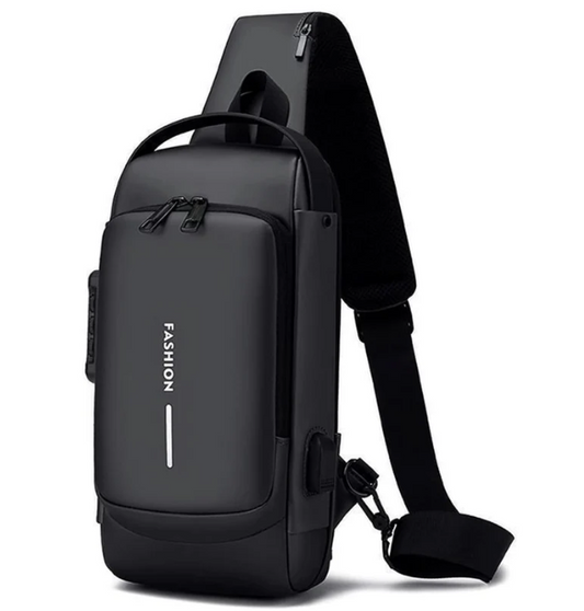 🎒 MORRAL ANTIROBO IMPERMEABLE 💧 CON PUERTO USB 🔌