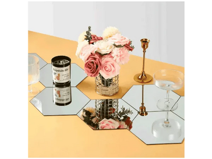 SET DE ESPEJOS HEXAGONALES X12 – DECORA Y TRANSFORMA TU ESPACIO EN MINUTOS 🪞🏡