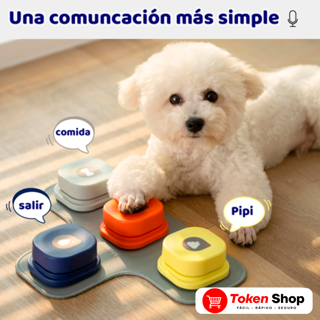 🎙️📣BOTONES INTELIGENTES PARA PERROS X2🐕