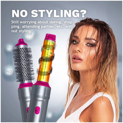 🔥 SECADOR Y ALISADOR 5 EN 1 – LOOK PROFESIONAL SIN SALIR DE CASA ✨🚀 ENVÍO GRATIS 📦😍